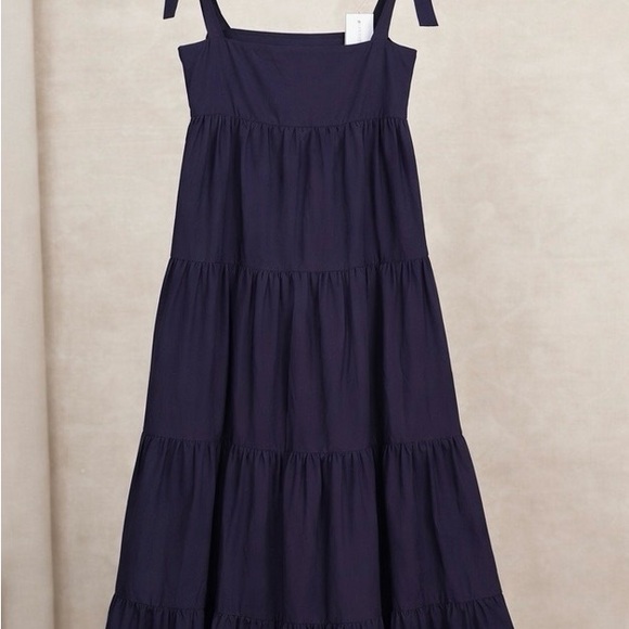 Jason Wu Dresses & Skirts - Jason Wu Tiered Maxi Dress Small Navy New